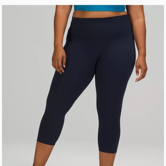Lululemon align leggings in navy size 6, 21” - Picture 1 of 4